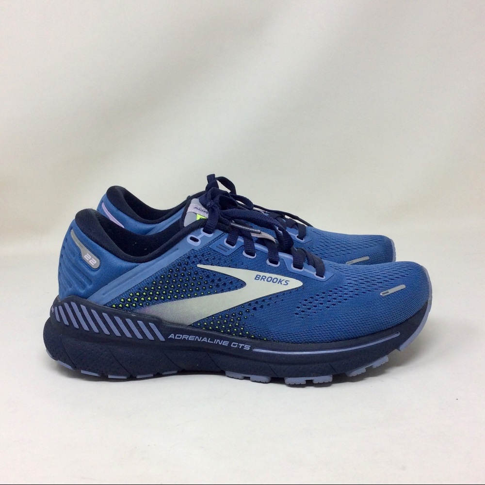 Brooks Adrenaline GTS 22 Women's Running Shoes Blue Gray Size 7.5 Sneakers